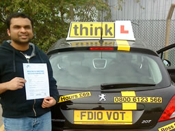 Jack guildford happy with think driving school